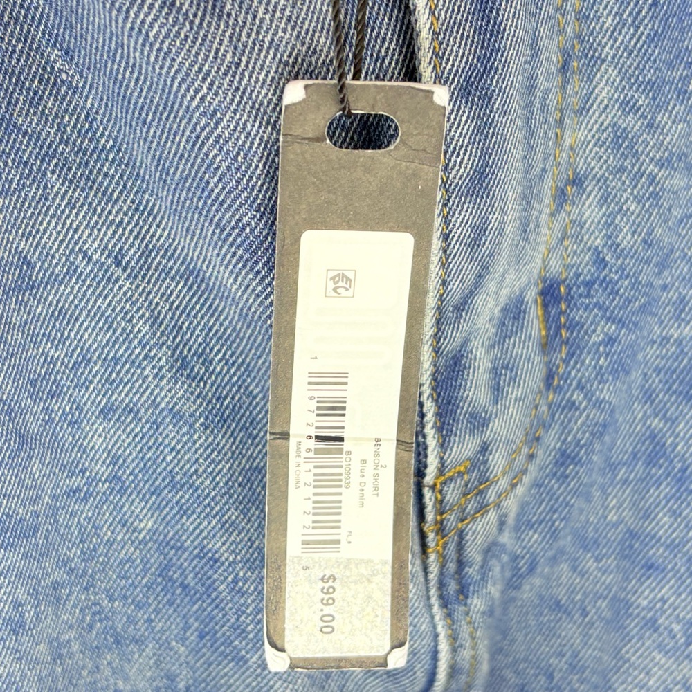 Steve Madden Benson Denim Cargo Maxi Skirt Size 2 NWT - Picture 5 of 10